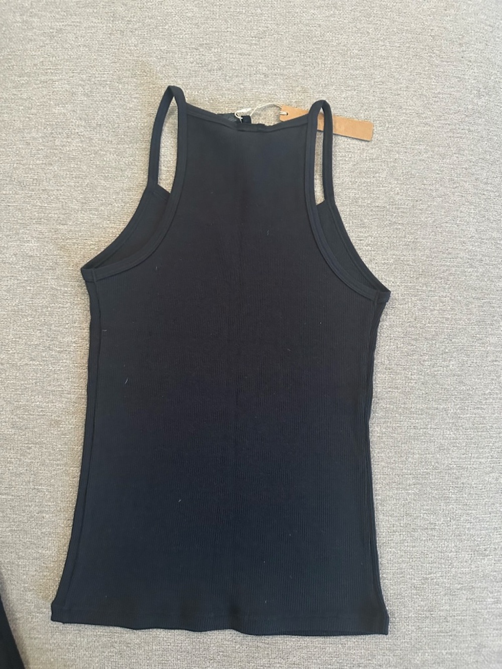 Skims Cotton Jersey Racerback Tank Soot S NWT